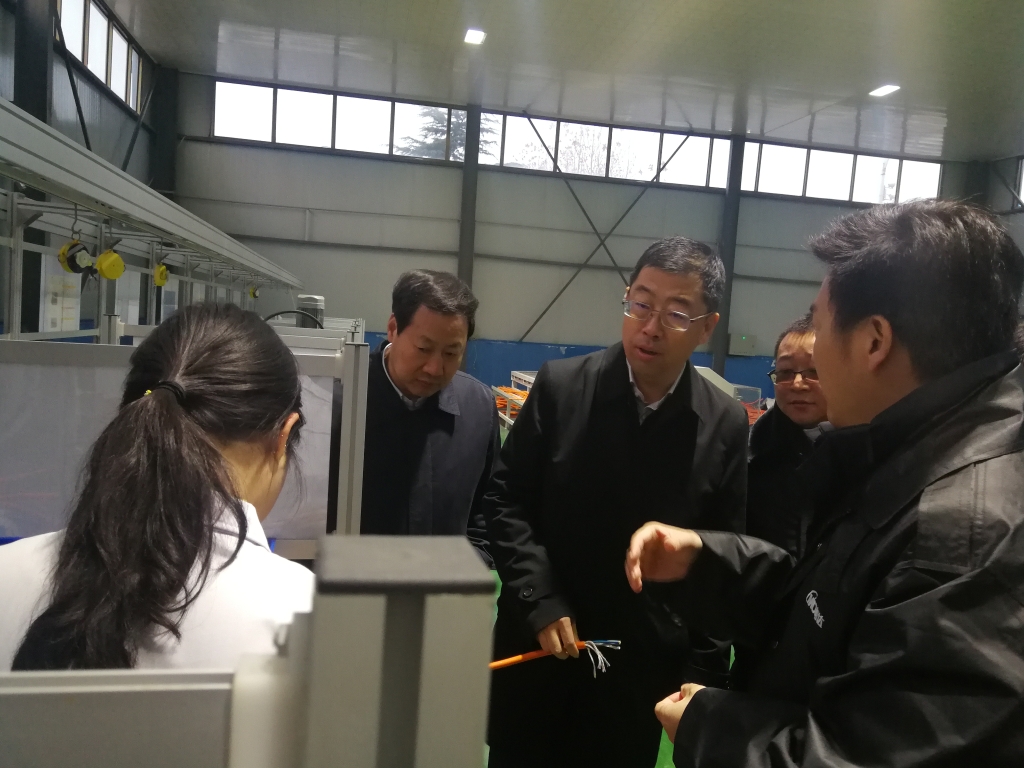 2019年12月23日，，，，，河北省副省长葛海蛟到恒峰g22线缆集团调研